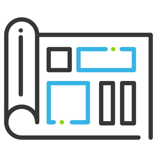 Gráfico de plano de construcción